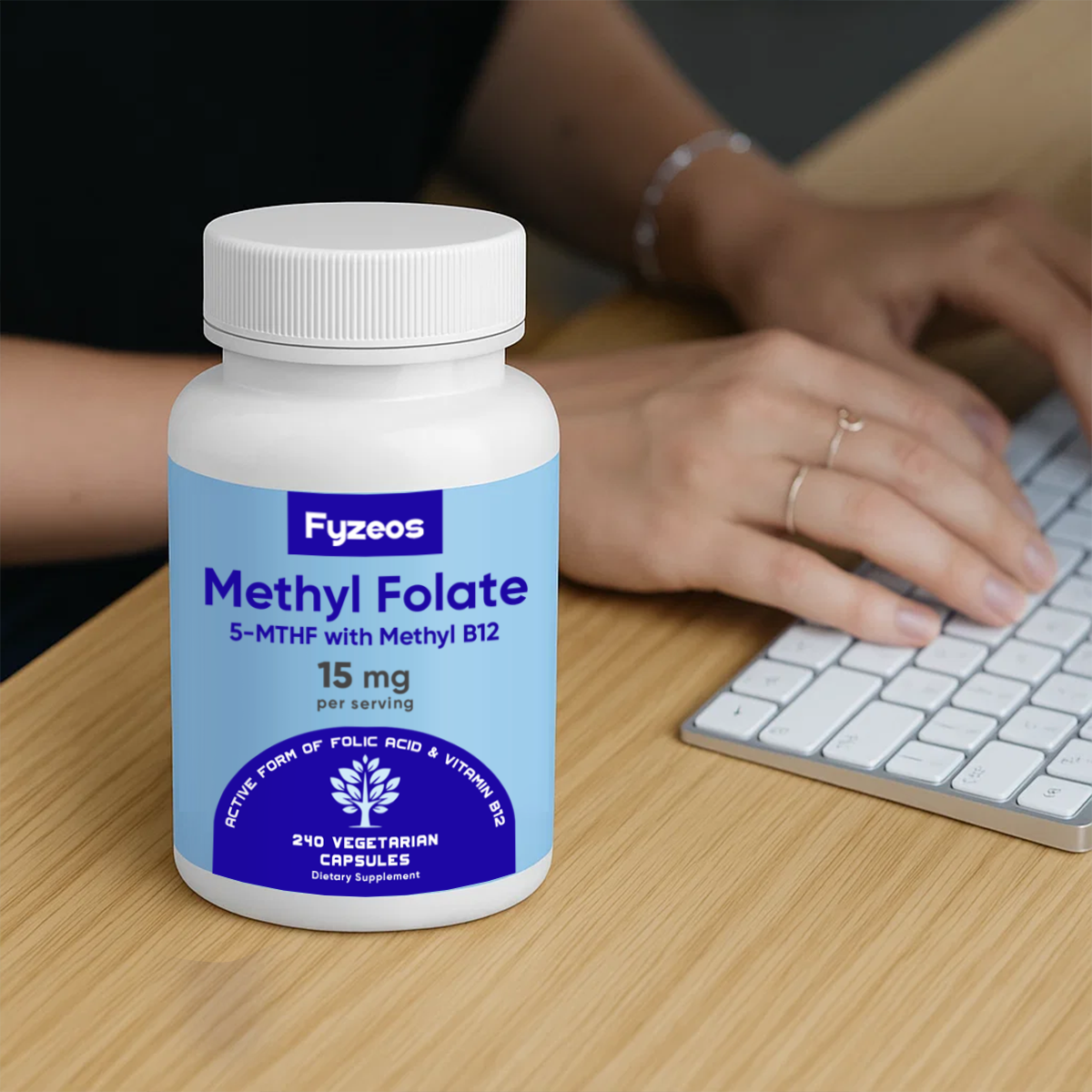 Fyzeos Methylfolate with Methyl B12 Vegetarian Capsules