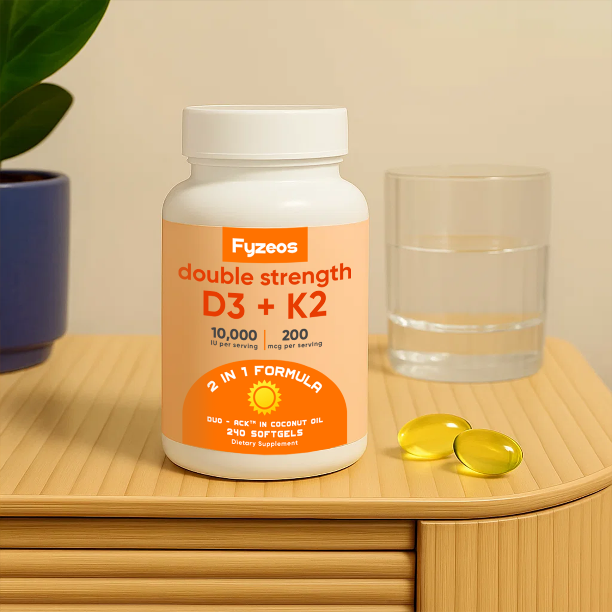 Fyzeos Vitamin D3 K2